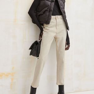 H&M beige mom jeans